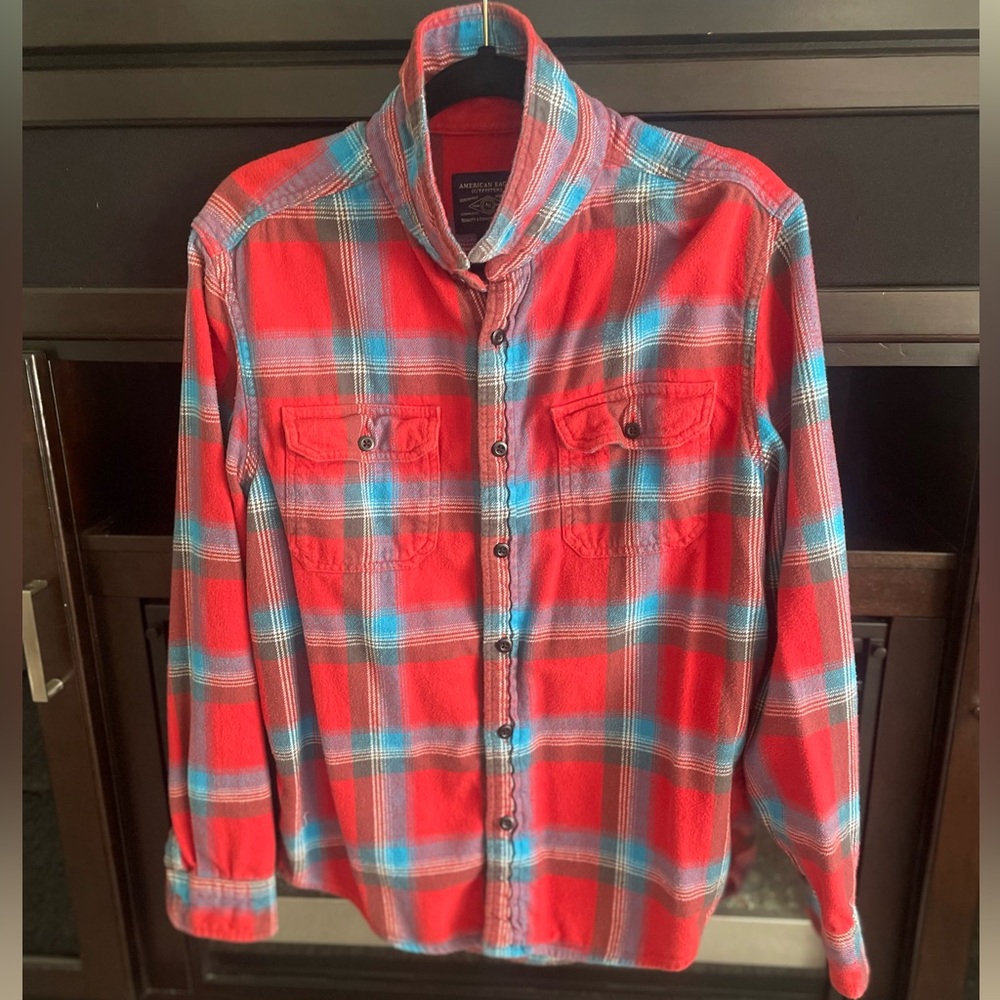 Men’s medium American eagle flannel